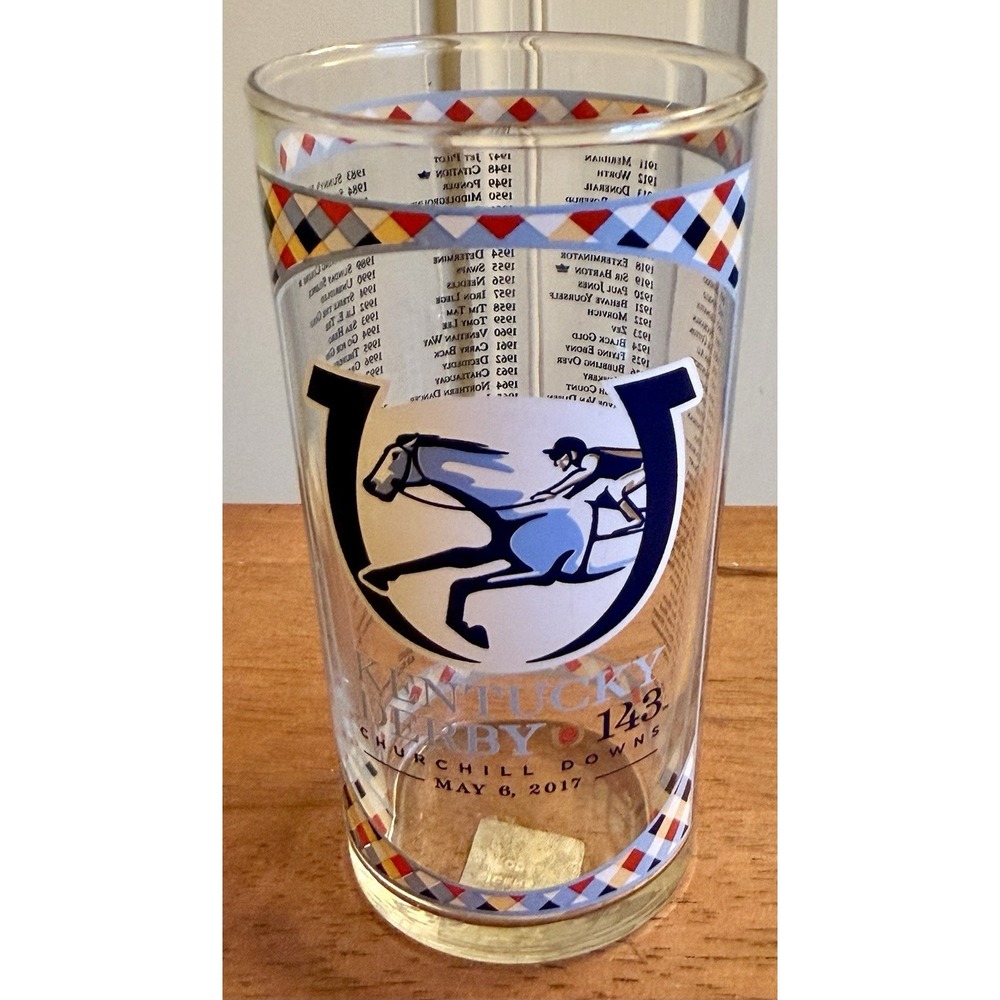 2017 KENTUCKY DERBY 143rd May 6th, Churchill Downs Julep Drinking Glass New